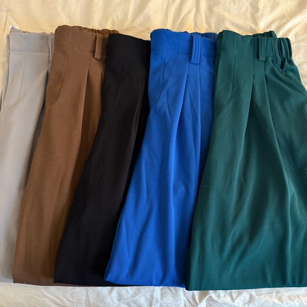 Halara Flex Waffle Trouser Work Pants Bundle (5)